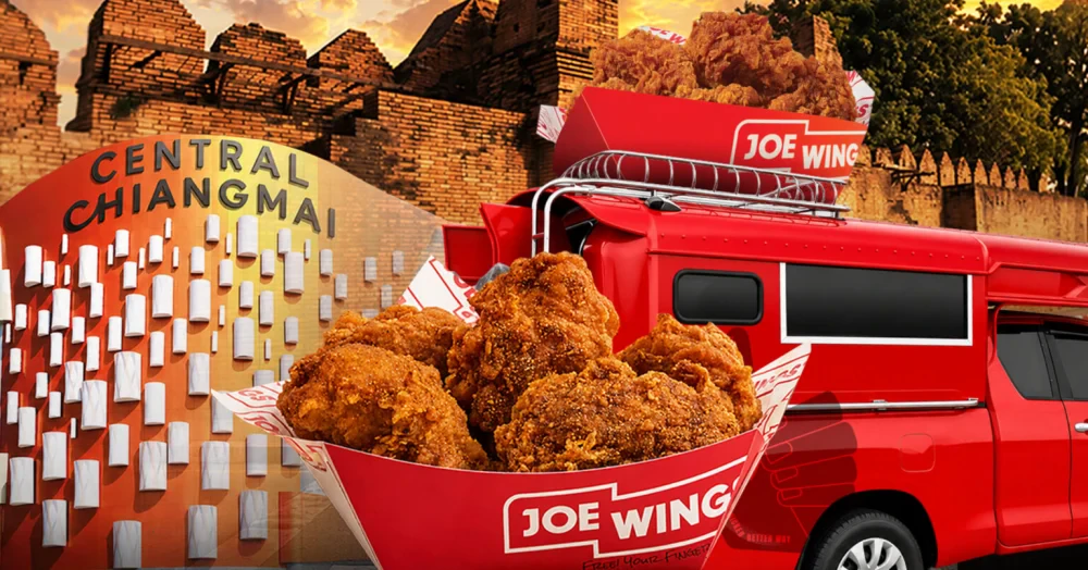 มาถึงเชียงใหม่แล้ว ‘JOE WINGS’ ร้านไก่ทอดจากเครือ โอ้กะจู๋ พร้อมกลับมาลุยบ้านเกิด ปักหมุดสาขา เซ็นทรัล เชียงใหม่
